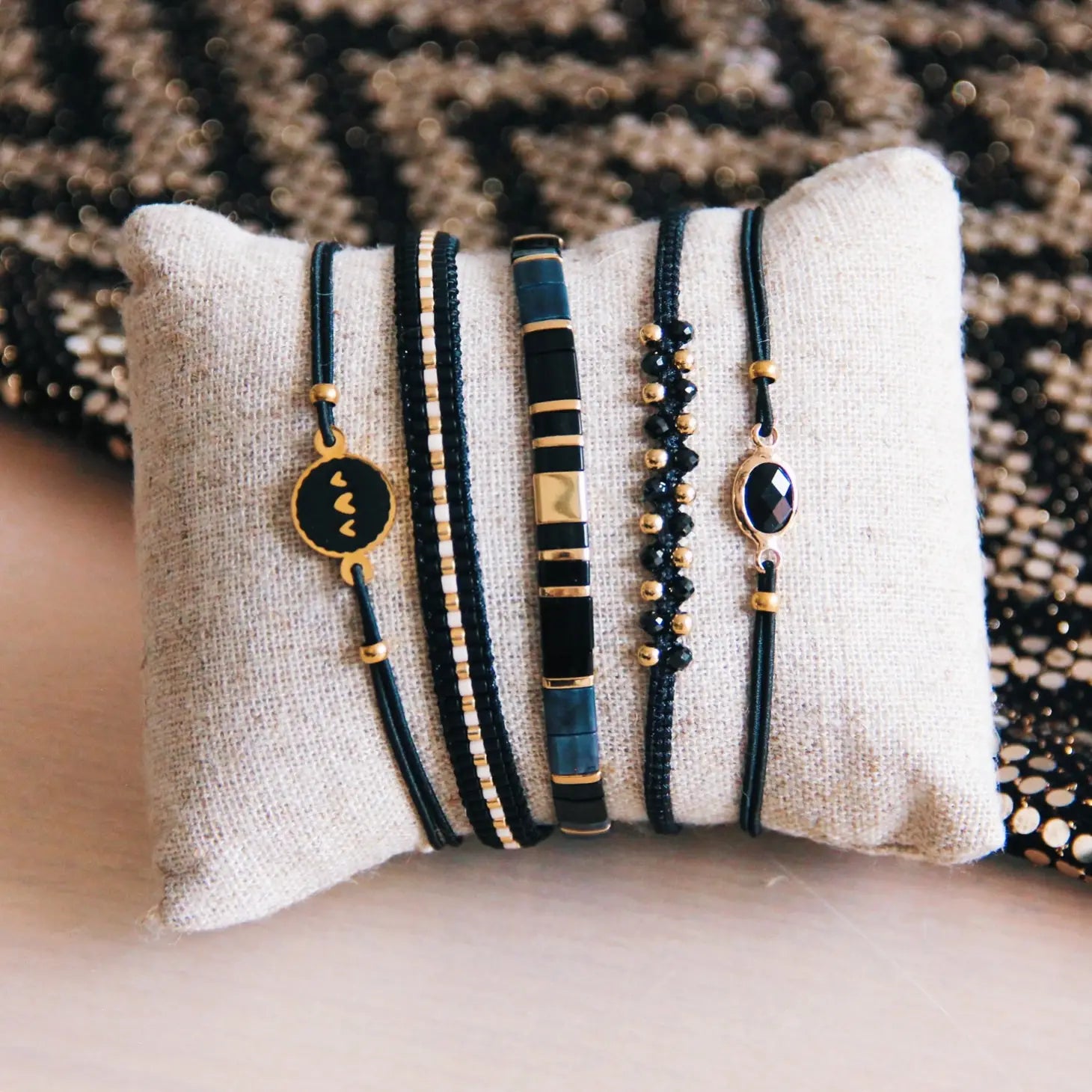 Black Tilabead bracelet